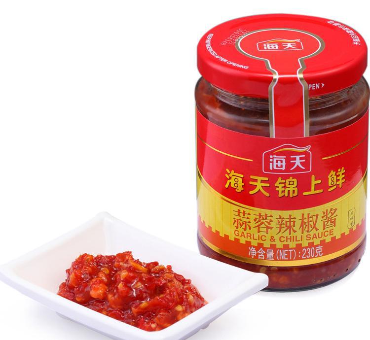 海天 锦上鲜蒜蓉辣椒酱230g 调料配料 火锅蘸料