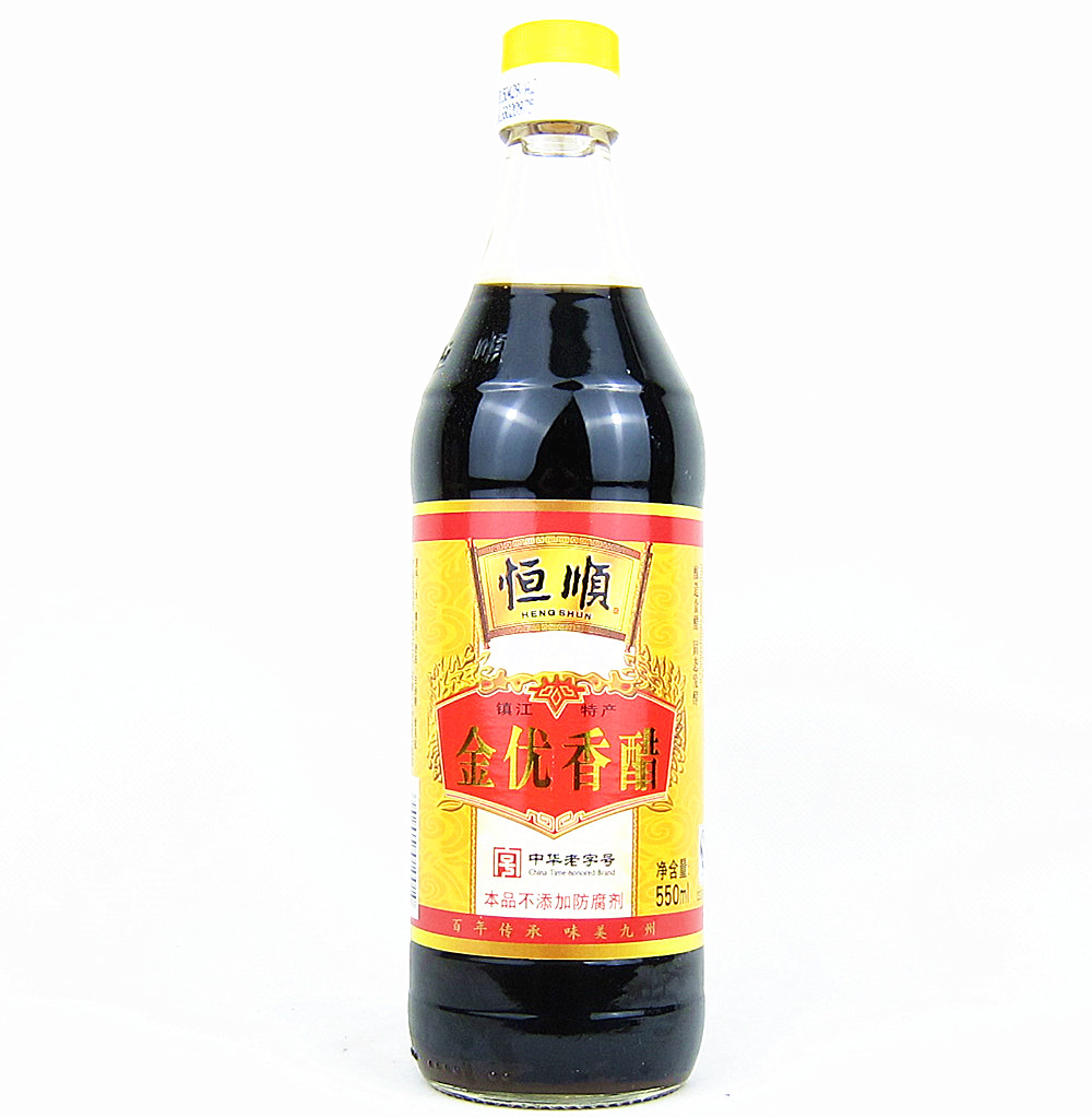 恒顺金优香醋 550ml/瓶